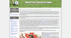 Desktop Screenshot of bonus-paris-sportifs-en-ligne.info